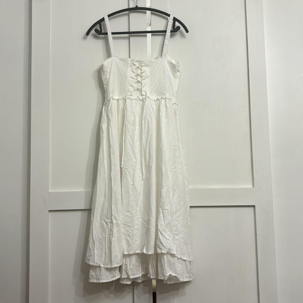 NWT Commense White Midi Dress - Picture 8 of 11